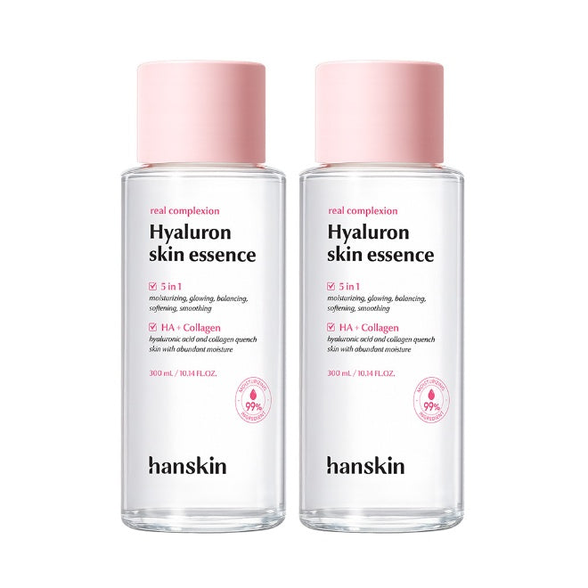 Hanskin [1+1] Real Complex Hyaluron Skin Essence 300ml+300ml