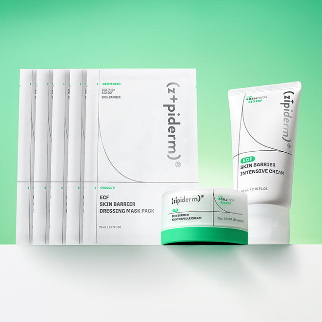 Zipiderm [Special Set] EGF Intensive Cream 80ml + Night Capsule Cream 80 Capsules + Mask 5 Sheets