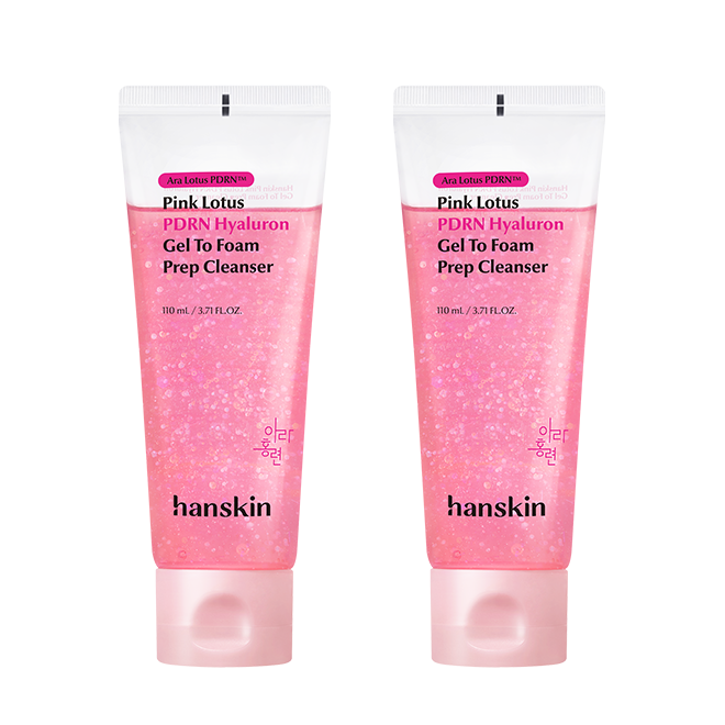 Hanskin [Ship 8/19] PDRN Gel to Foam Prep Cleanser 110ml 1+1