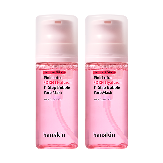 Hanskin PDRN Hyaluron Bubble Pore Mask 95ml 1+1