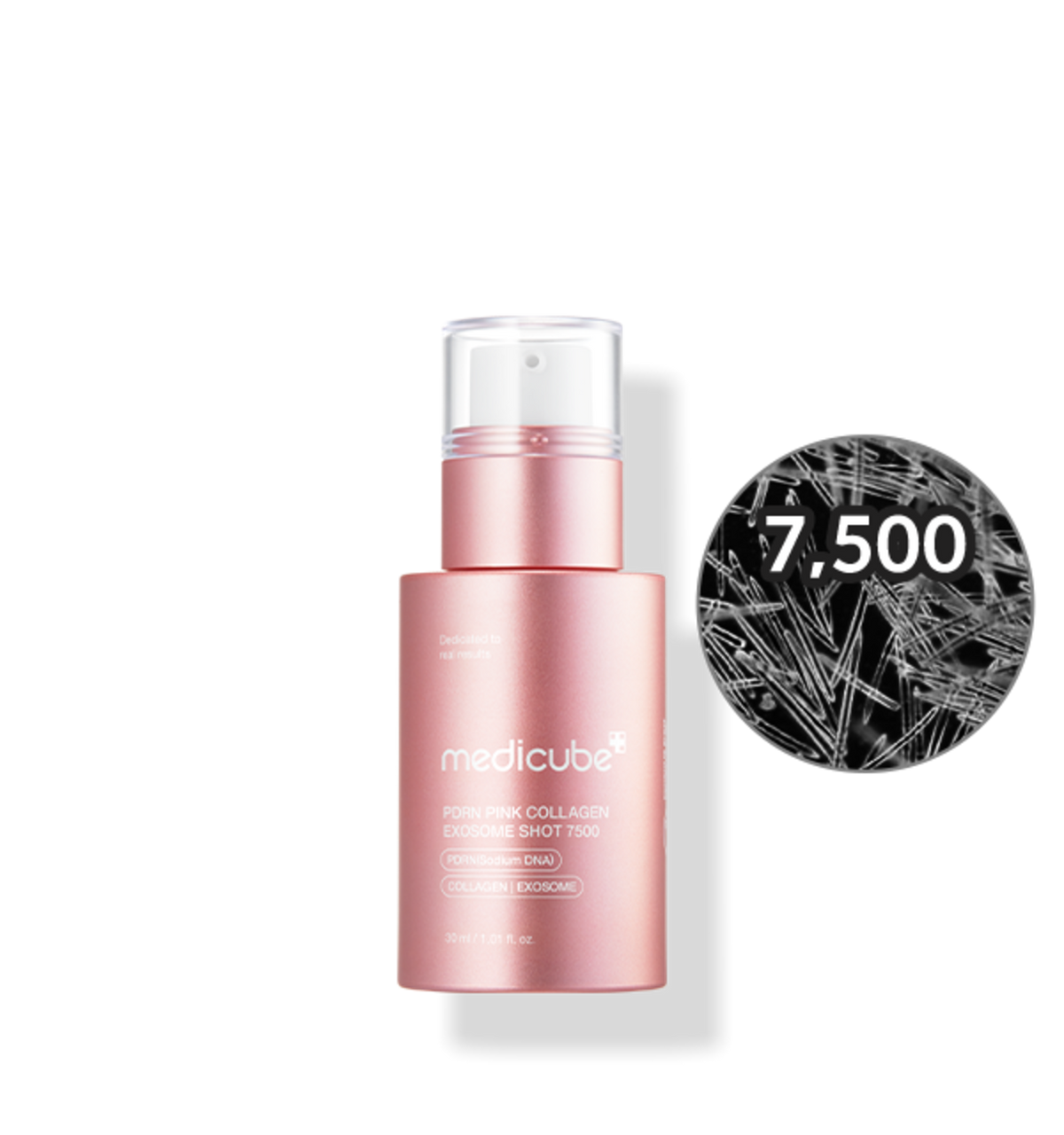 medicube PDRN Pink Collagen Exosome Shot Ampoule 7500