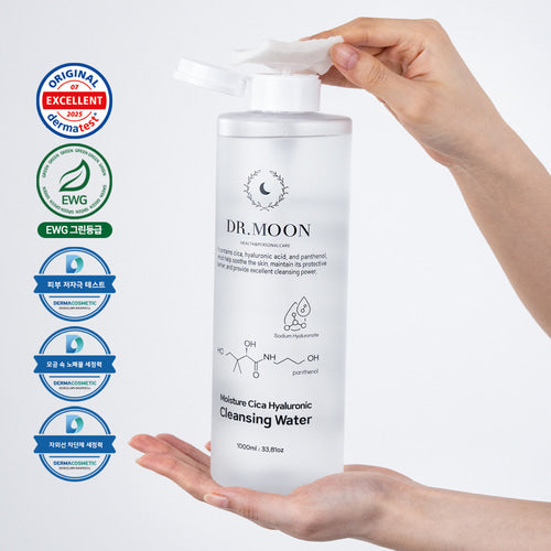 DRMOON Moist Cica Hyaluronic Cleansing Water 1000ml