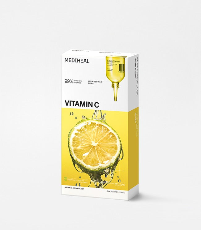 Mediheal Vitamin C Essential Mask Blemish Toning 10 Sheets