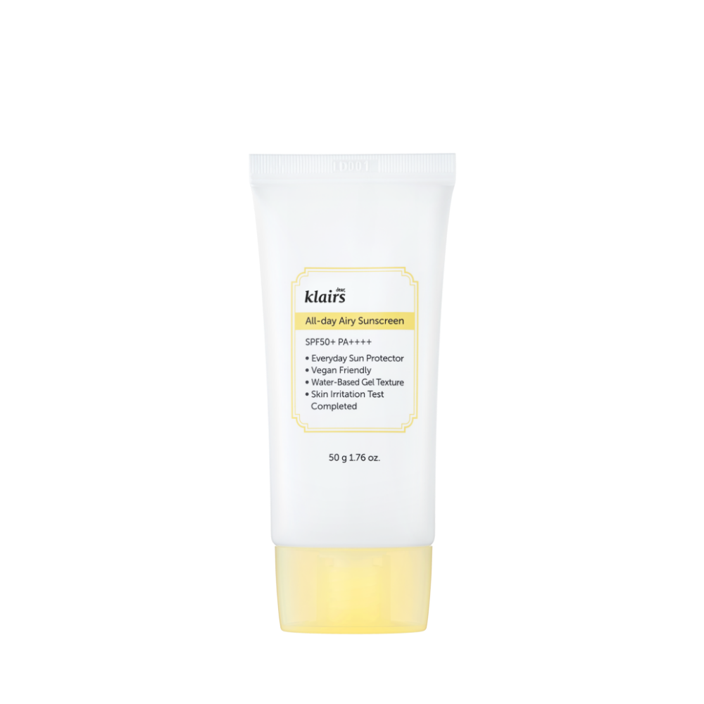 Dear, Klairs All Day Airy Sunscreen 50g SPF50+ PA++++