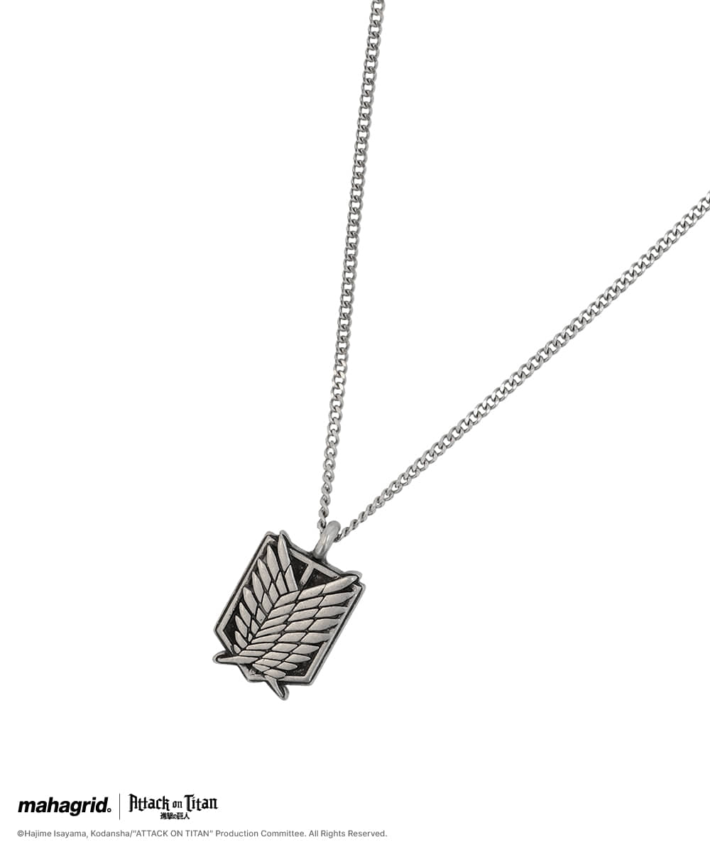 MAHAGRID [Attack on Titan] AOT SURVEY CORPS NECKLACE[SILVER]