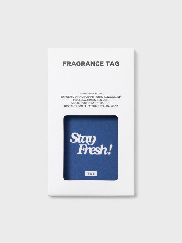TWB FRAGRANCE TAG - STAY FRESH (FLORAL)