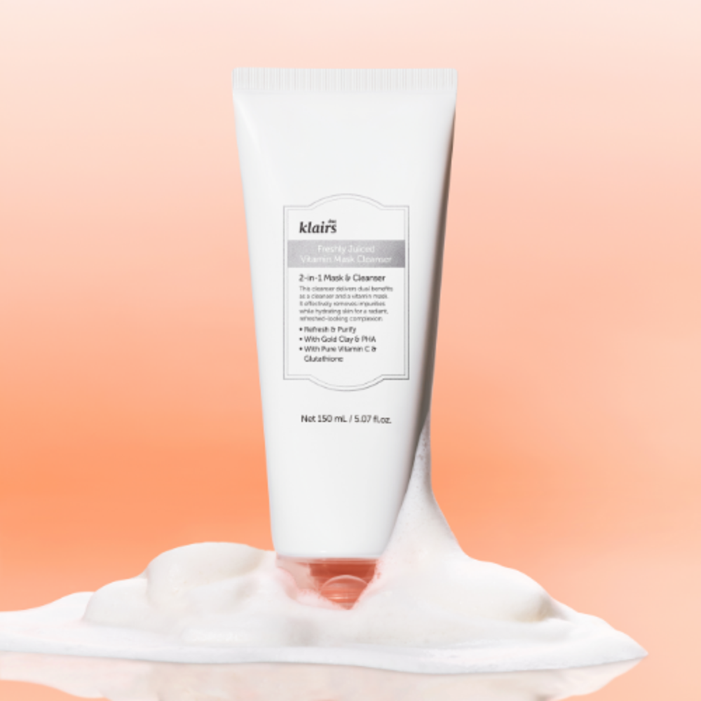 Dear, Klairs Freshly Juiced Vitamin Pack Cleanser 150ml