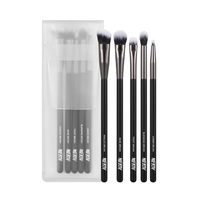 Merzy Eye Makeup Brush Set, 5 Pieces