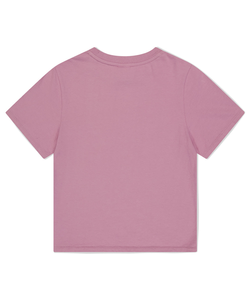 MAHAGRID CUT OFF CROSS STAR TEE [PINK]