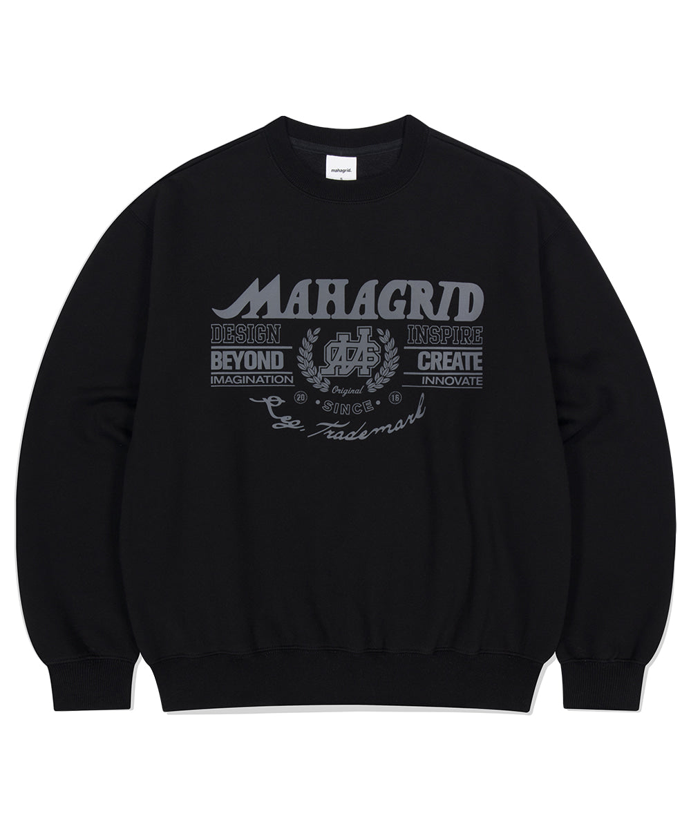 MAHAGRID TRADEMARK SWEATSHIRT [BLACK]