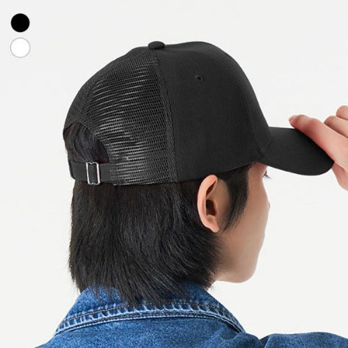 WBSKIN Moibning Genuine Soy Mesh Cap: Unisex Plain Hat