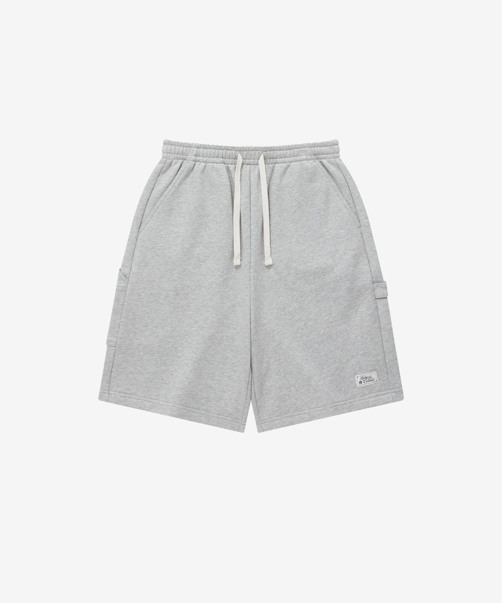 Covernat Women's Sweat Bermuda Shorts Melange Grey