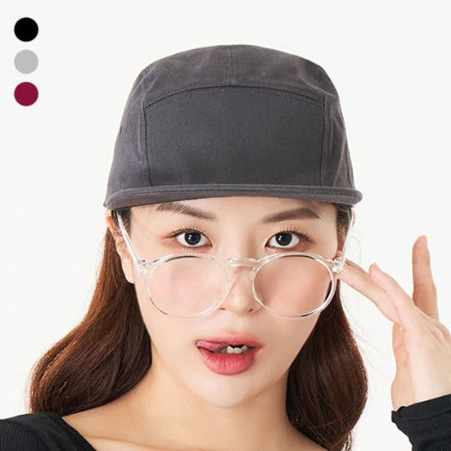 WBSKIN Moibning Genuine Soy Camp Cap: Unisex Plain Hat