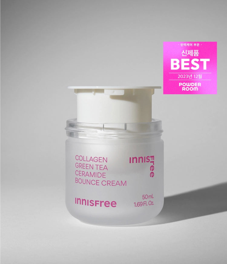 Innisfree Collagen Green Tea Ceramide Elasticity Barrier Cream [Refill] (50mL)