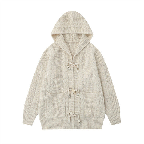 Gababa [Best Seller] Unisex Daily Knit Duffle Coat G78301