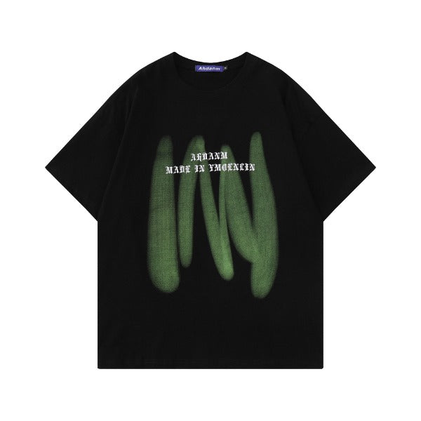 Gababa Unisex Painted-Effect Short-Sleeve T-shirt G77191