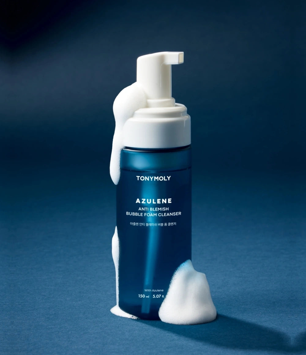 TONY MOLY Azulene Anti Blemish Bubble Foam Cleanser