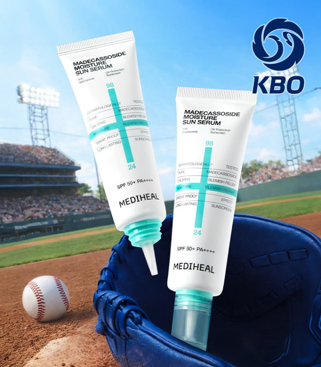 Mediheal [Free Random KBO Player Keyring] Madecassoside Moisture Sun Serum Trace Repair Special Edition