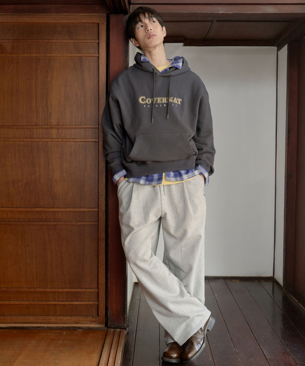 Covernat Signature Symbol Wide Sweatpants Melange Grey
