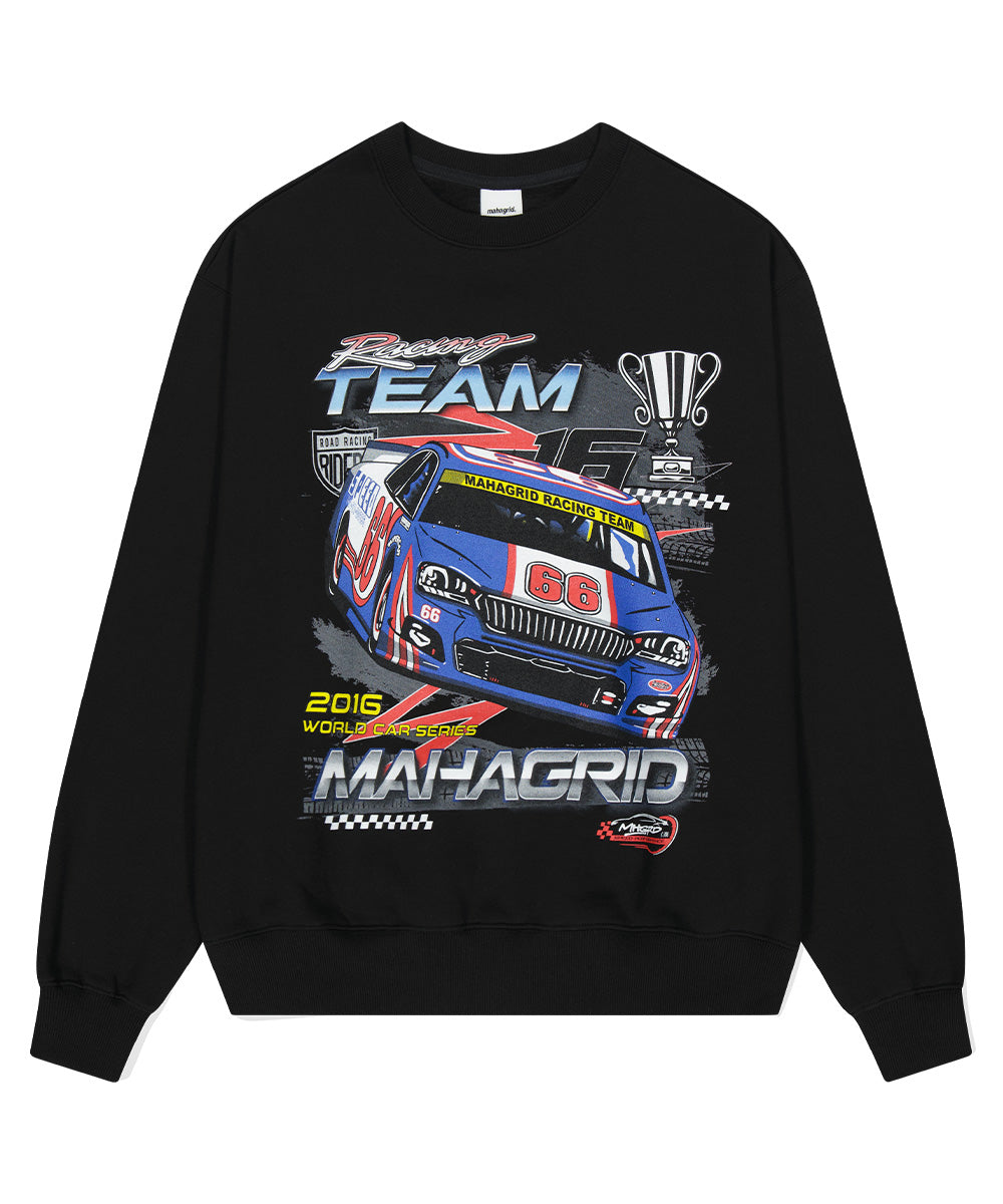 MAHAGRID W.C.S RACING TEAM SWEATSHIRT [BLACK]