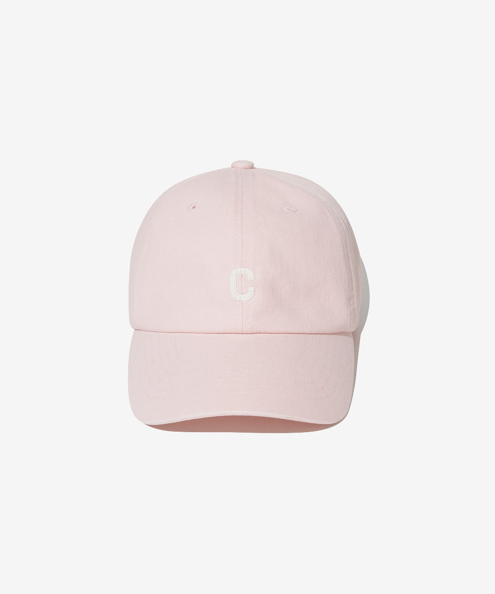 Covernat [Worn by Choi Yunji] Small C Logo Flat Embroidery Standard Fit Ball Cap Pink