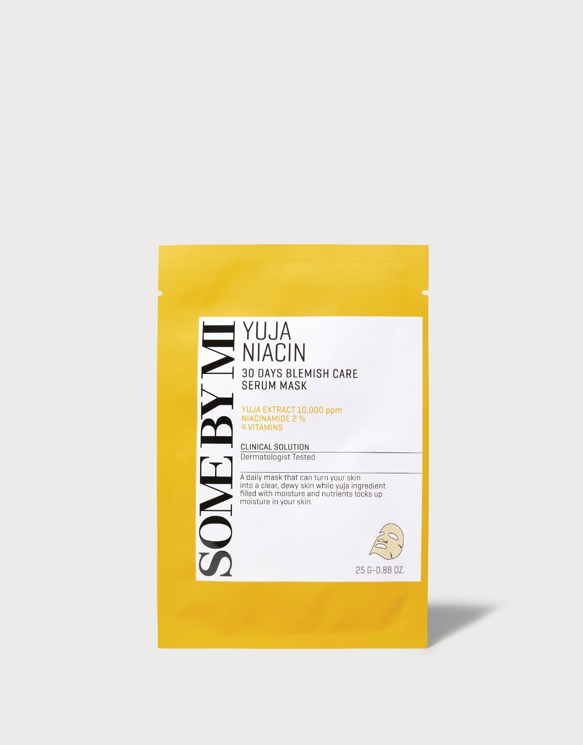Some By Mi Yuja Niacinamide 30 Days Blemish Serum Mask, 10 sheets