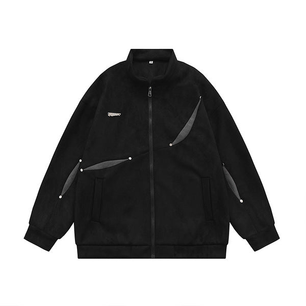 Gababa Overfit Zipup Jacket perfect for Amekaji look G74958 (Big Size S~XL)