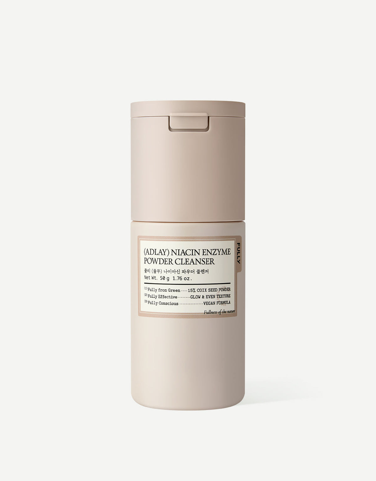 Fully Job's Tears Niacinamide Enzyme Powder Cleanser 50g