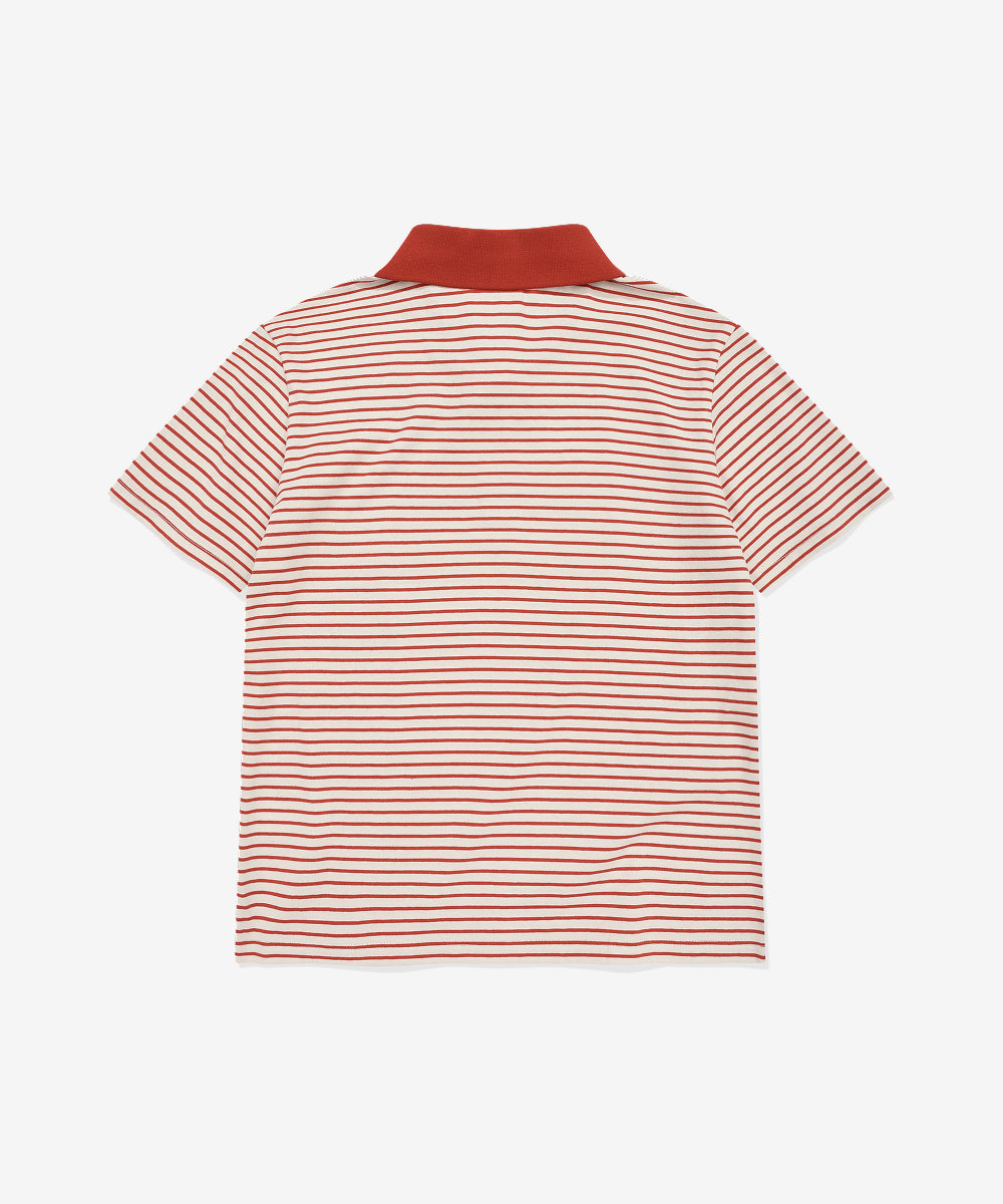 Covernat Women's Slim Stripe T-shirt Red