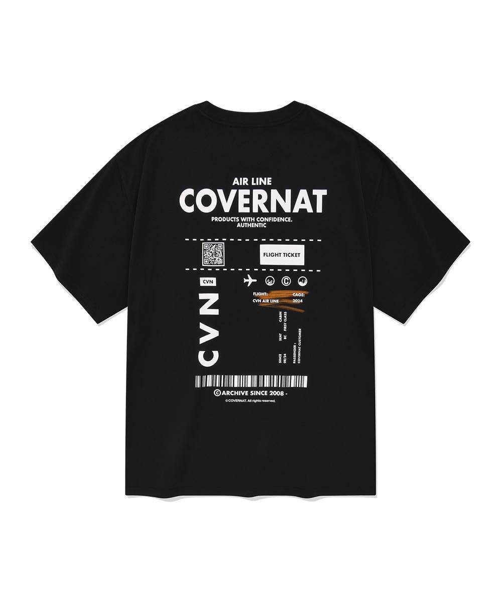 Covernat Passport T-Shirt Black