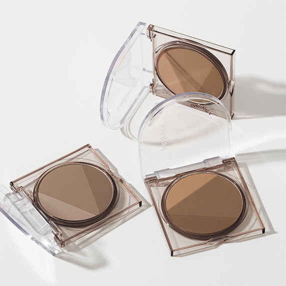 Peripera [Perfect Match Honey Combination] V-Shading + 3-Tier Block Brush