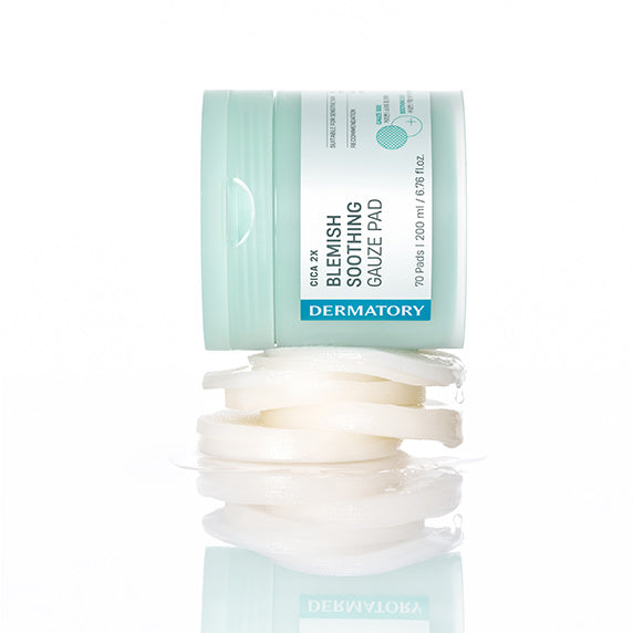 Dermatory [Total 80 sheets] Cica PDR Trace Calming Gauze Pad Set