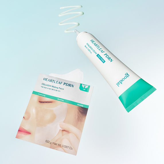 Goodal [Glow Cheat] Houttuynia PDRN Cream x2 + Melting Patch (4 sheets)