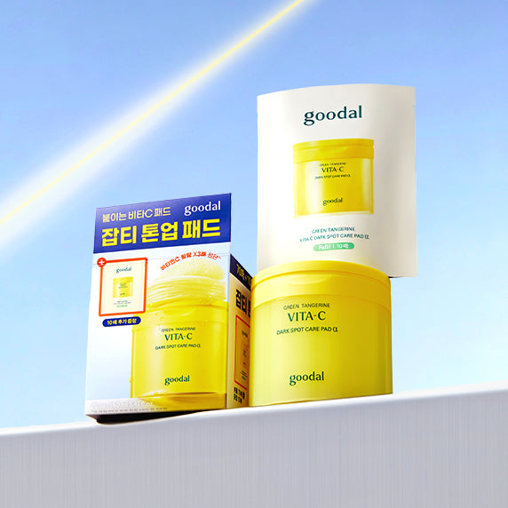 Goodal Green Tangerine Vita C Spot Care Pad Alpha Refill Plan (70 sheets+70 sheets)
