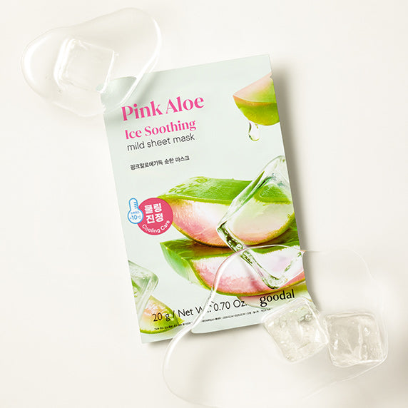 Goodal [10 sheets] Gentle Mask (Pink Aloe/Green Apple/Rice/Tea Tree/Green Tea/Citron)