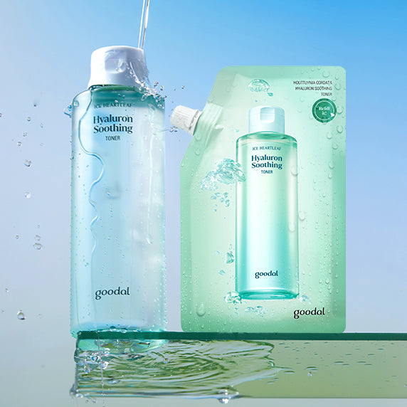 Goodal [Refill Plan] Houttuynia Hyaluron Soothing Toner 350ml+350ml
