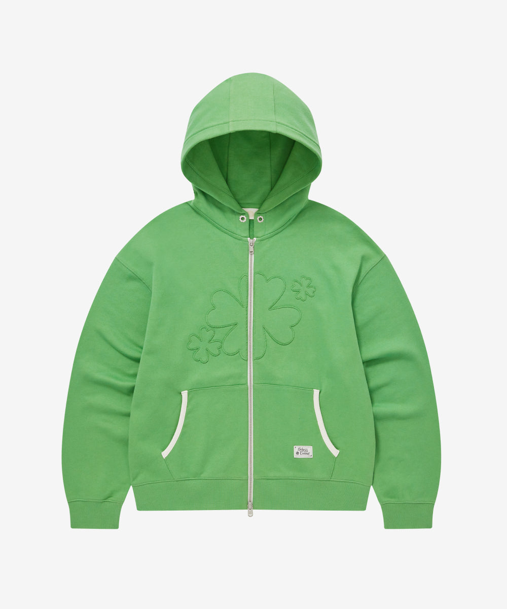 Covernat Women's Oversized Hoodie Zip-up Green
