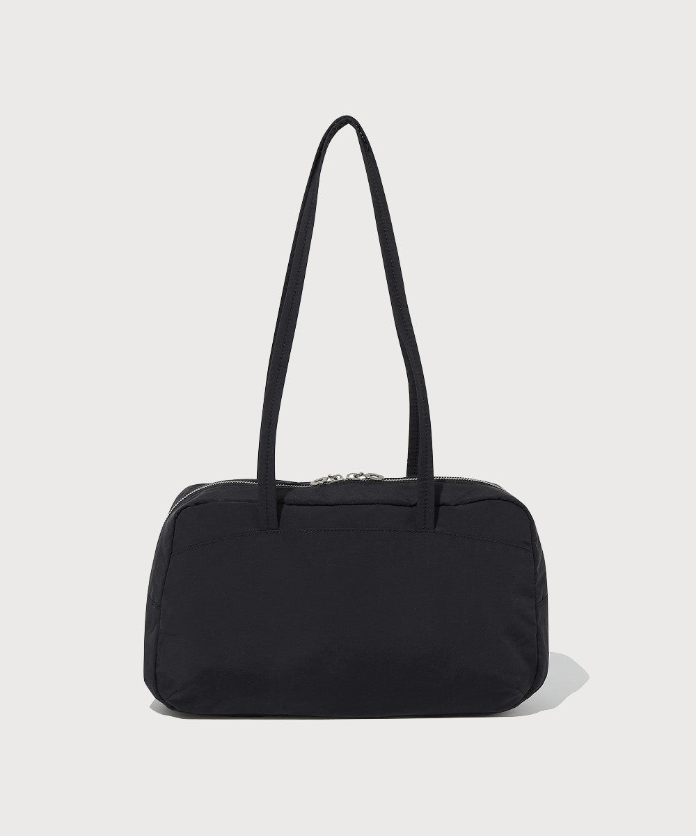 Covernat Women's Frill Square Shoulder Bag Black