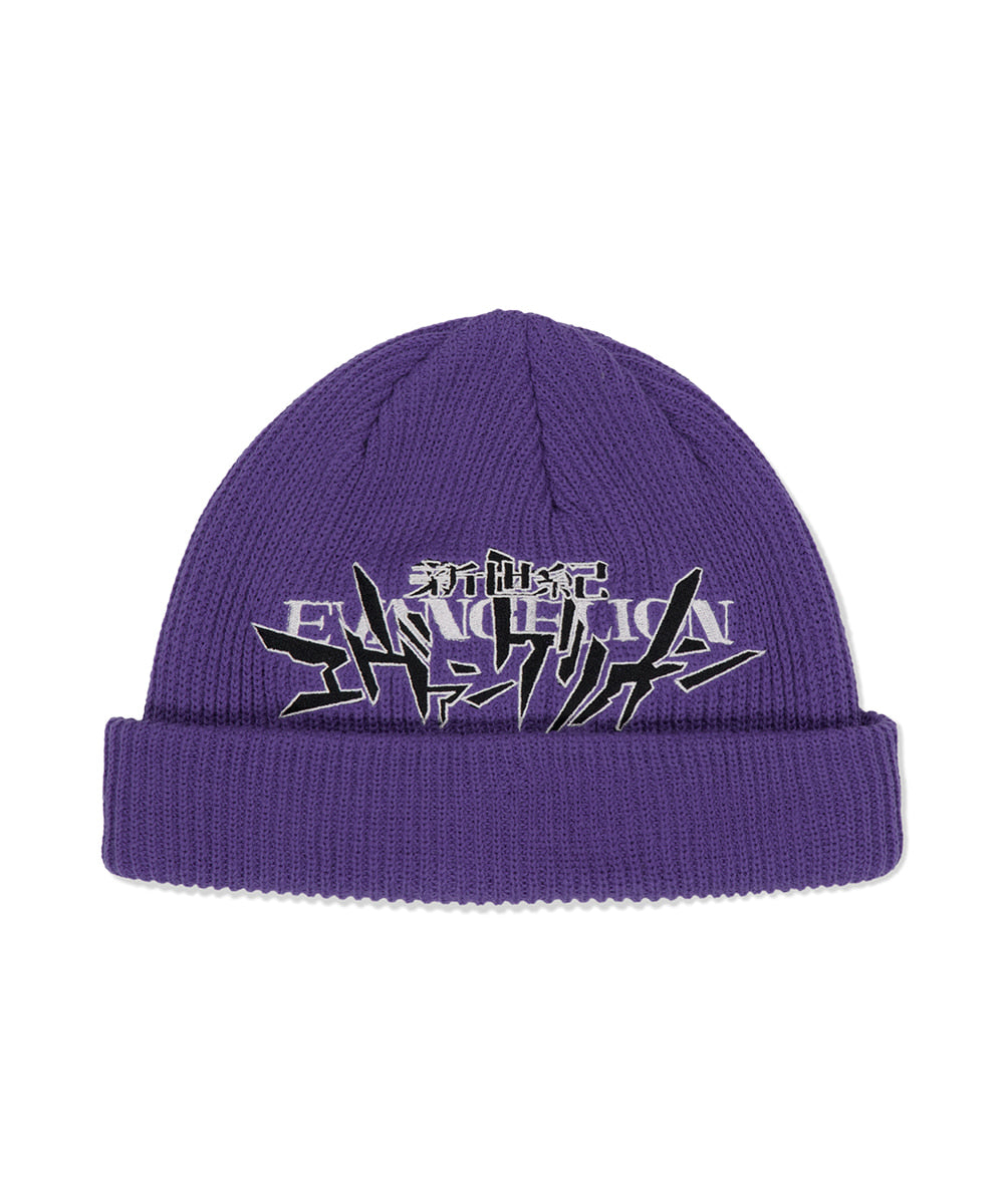 MAHAGRID EVA LOGO BEANIE [PURPLE]