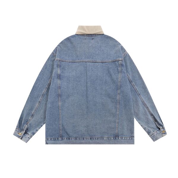 Gababa Unisex Simple Casual Denim Jacket G77503