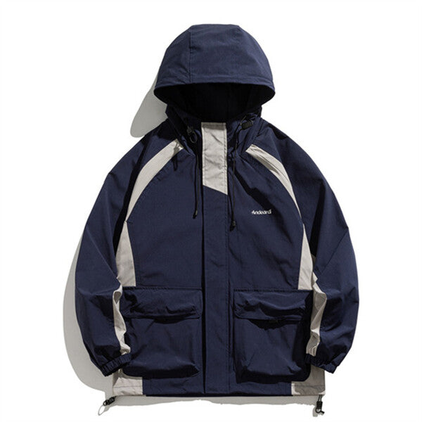Gababa [Best Seller] Unisex Hooded Windbreaker Jacket G77795