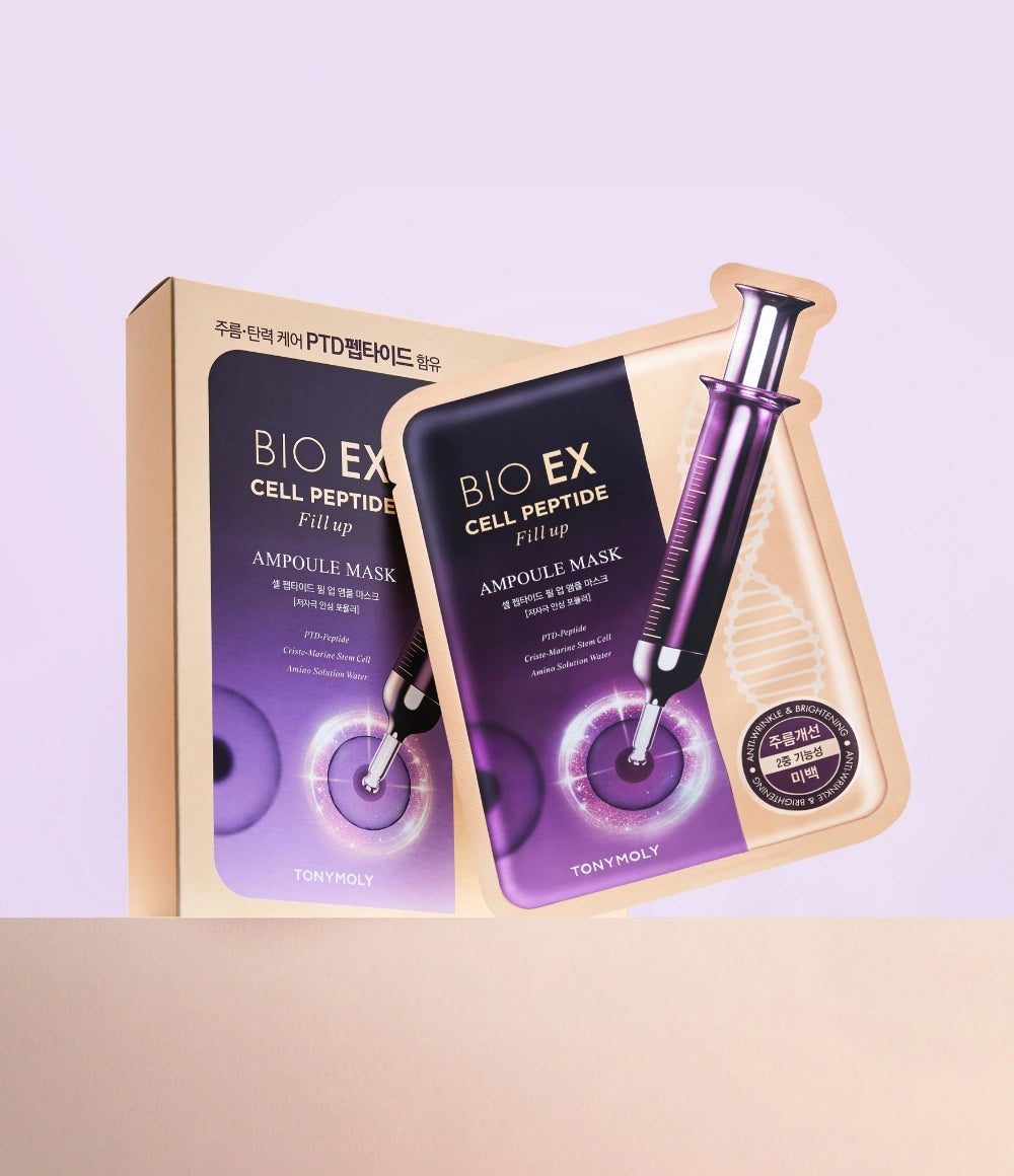 TONY MOLY BIO EX Cell Peptide Fill-up Ampoule Mask Set