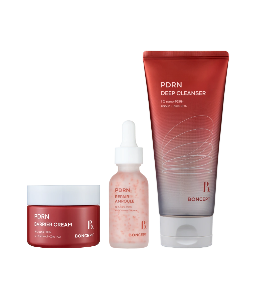 TONY MOLY Boncé PDRN 3-Piece Set (Cleanser, Ampoule, Cream)
