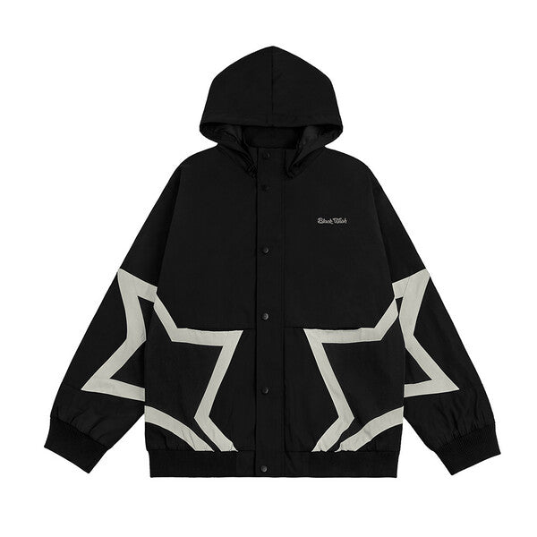 Gababa Unisex casual basic windbreaker jacket G77917