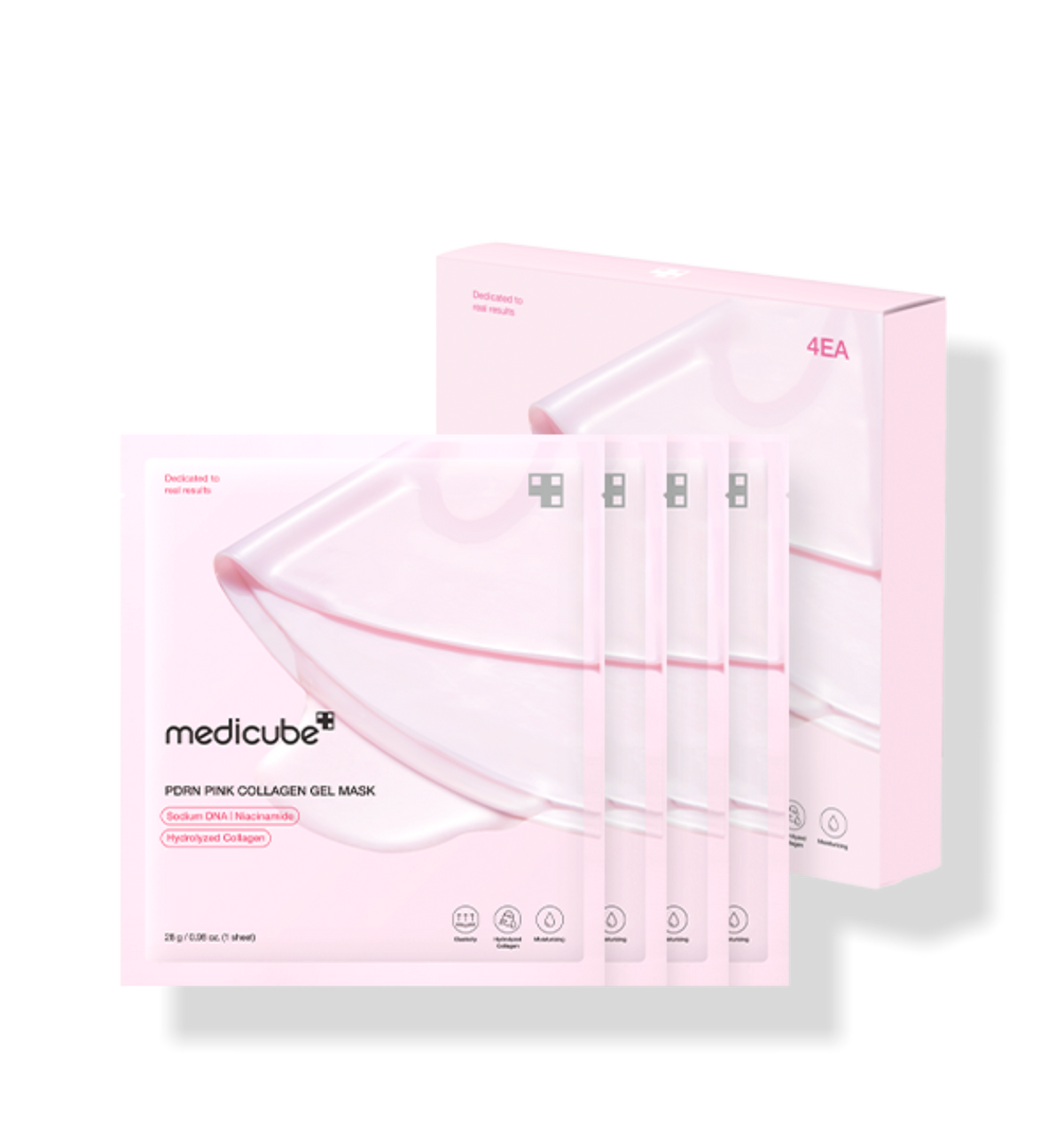 medicube PDRN Pink Collagen Gel Mask 4 sheets