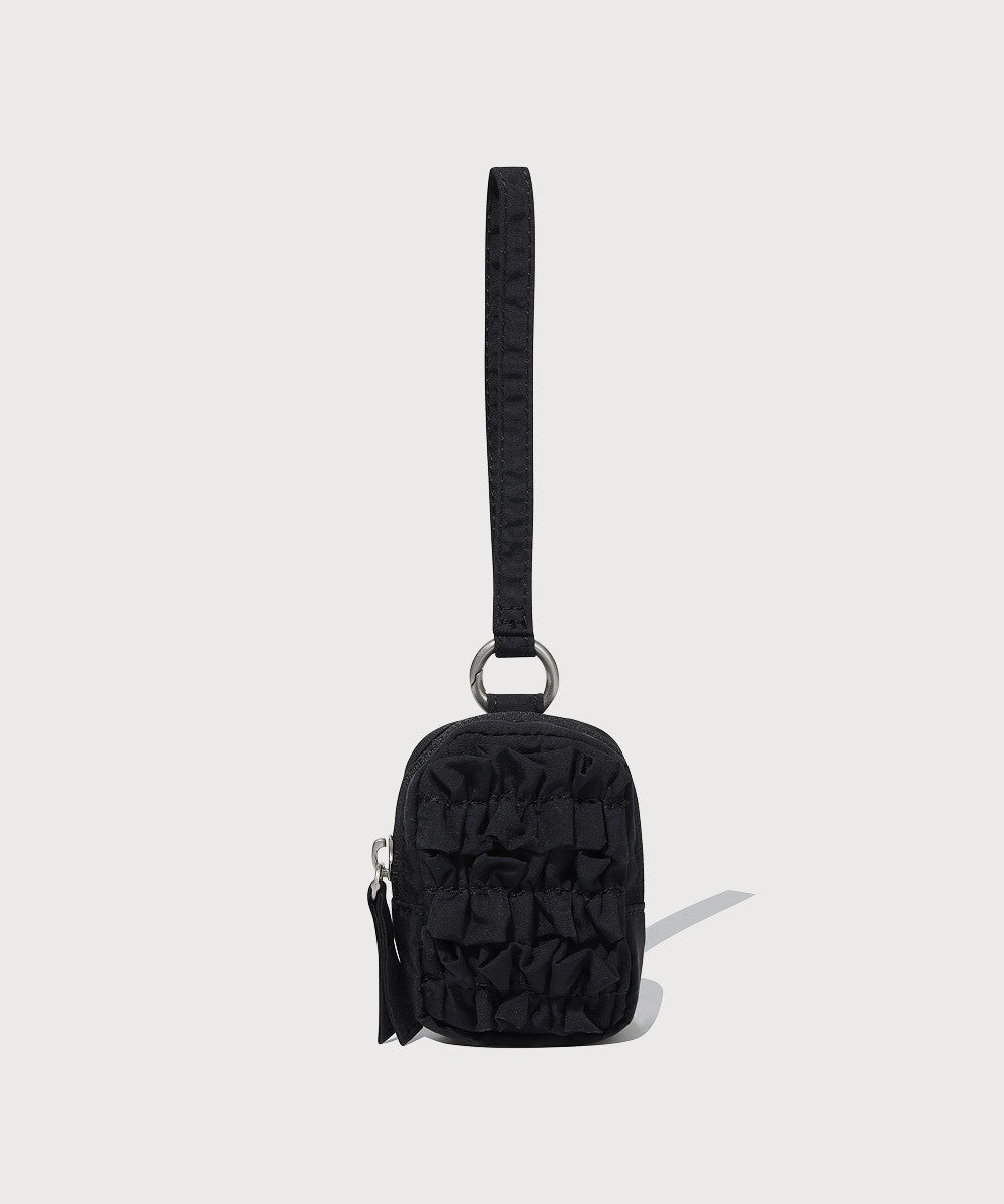 Covernat Women's Frill Mini Pouch Black