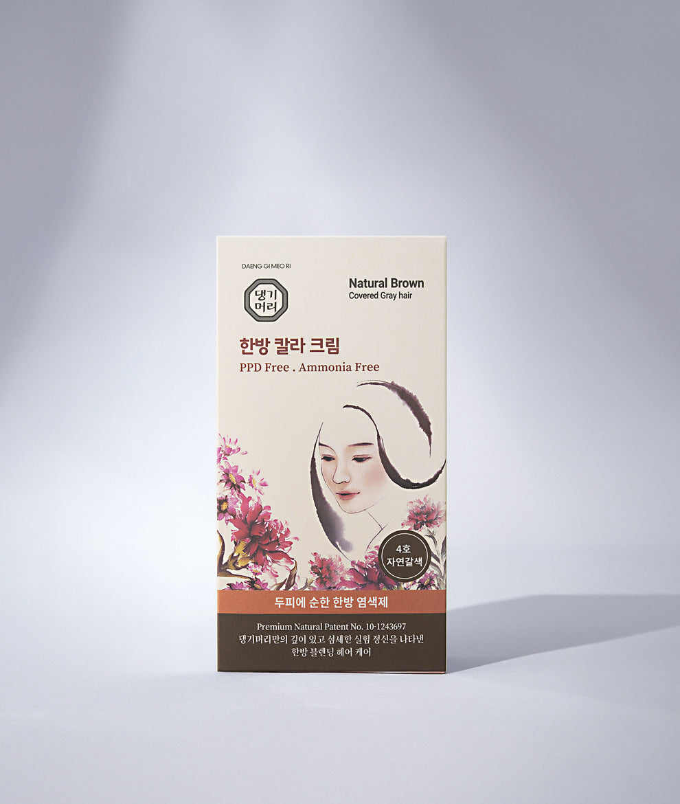 DAENG GI MEO RI Herbal Color Cream No. 4 Natural Brown