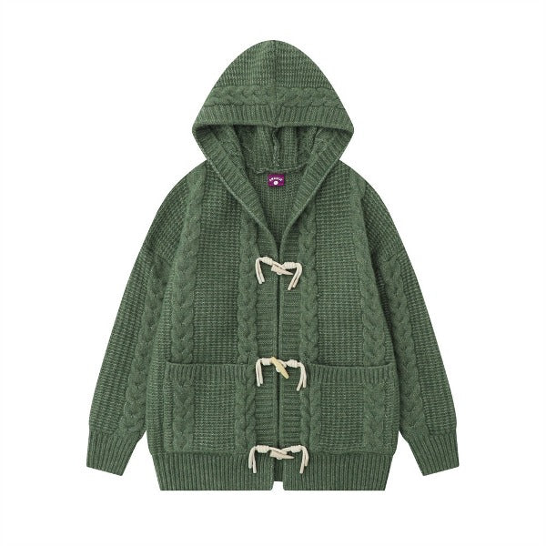 Gababa [Best Seller] Unisex Daily Knit Duffle Coat G78301