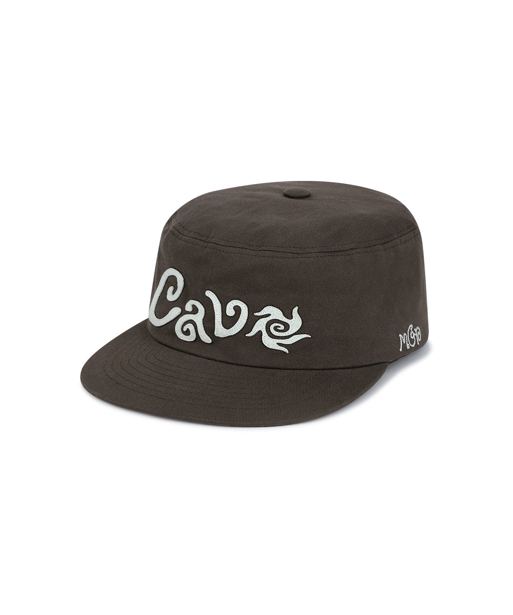 MAHAGRID CAVE PILLBOX CAP[BROWN]