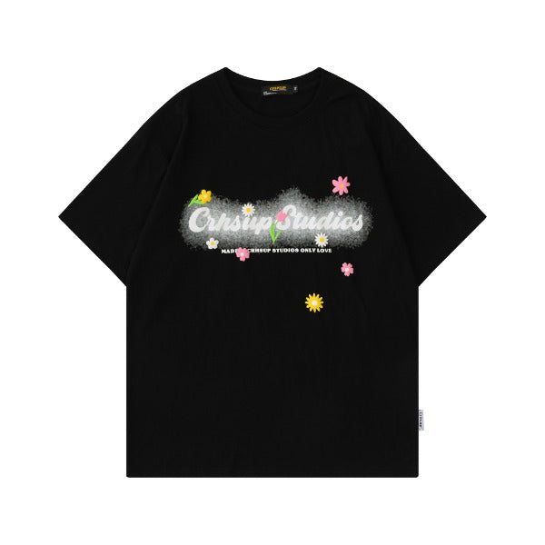 Gababa Men's and Women's Shooting Star Crew Neck T-Shirt G74810